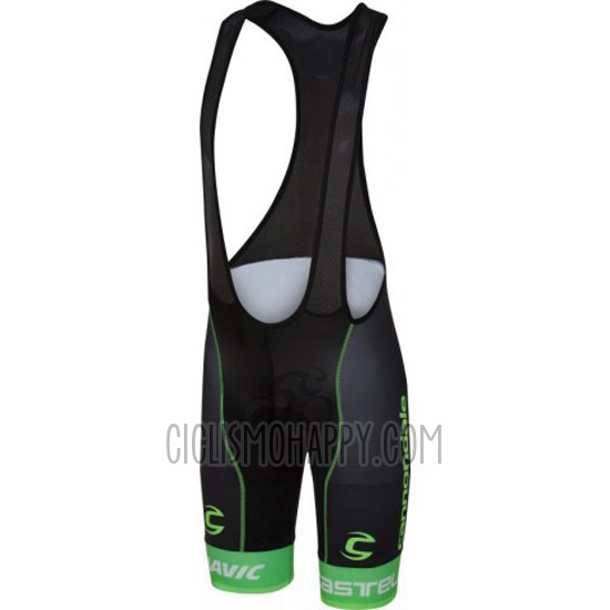 Cannondale Cycling Jersey Bib Short 2016 Men Short Sleeve Black and Green